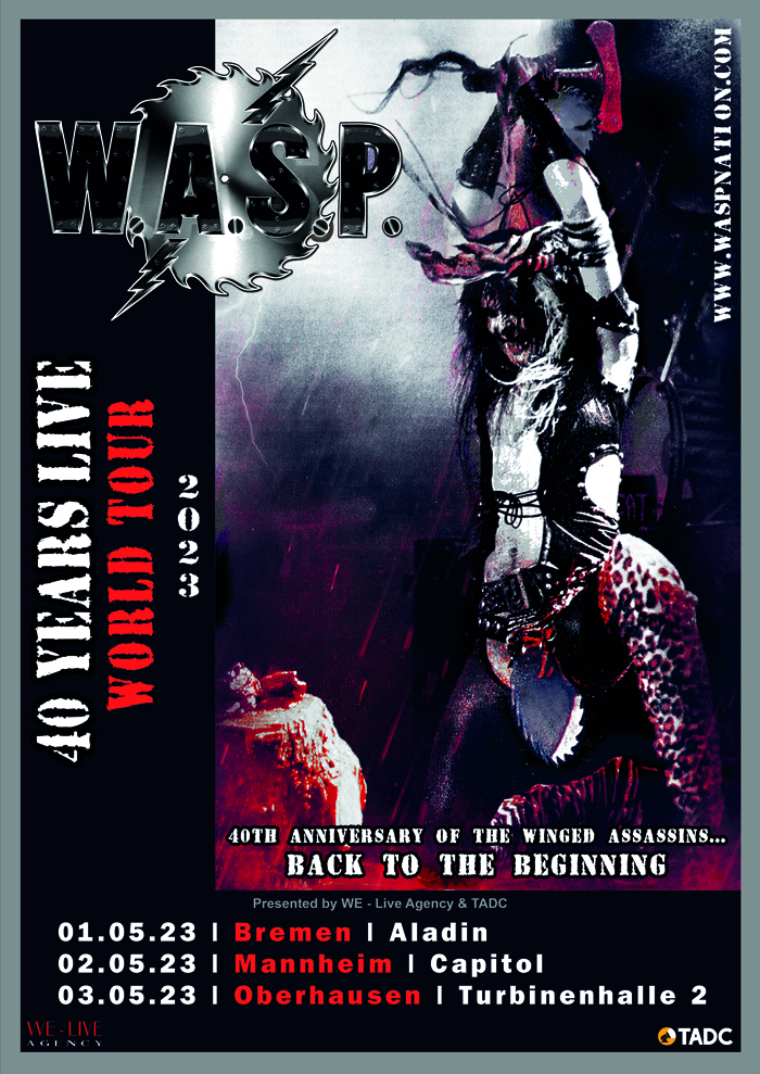 wasp european tour 2023